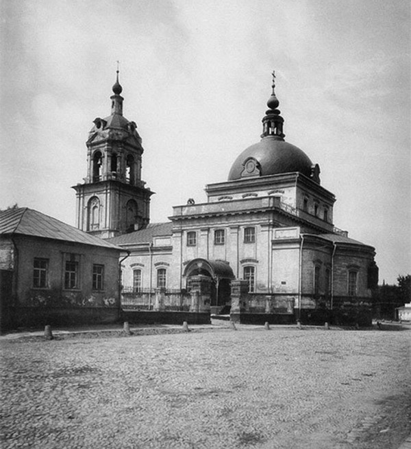 Церковь Космы и Дамиана в Гончарной слободе, Москва,1881г, Иван Бороздин
