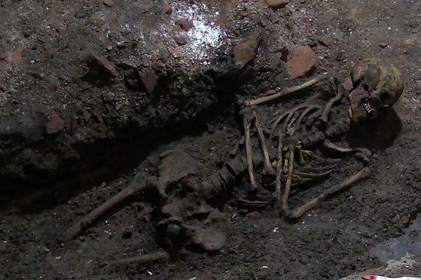 археологические раскопки,найден скелет 17 века,Гороховец.Благовещенский собор,