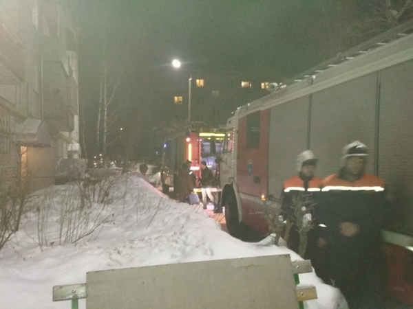 23 февраля 2018 года,пожар,Ковров,улица Грибоедова,спасли трех человек,