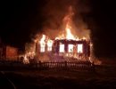 Ночной пожар в селе тушили 6 человек