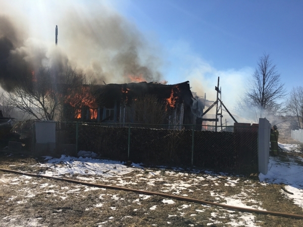 деревня Седельниково,Вязниковский район,Владимирская область,11 апреля 2018 года,пожар,сгорел дом,
