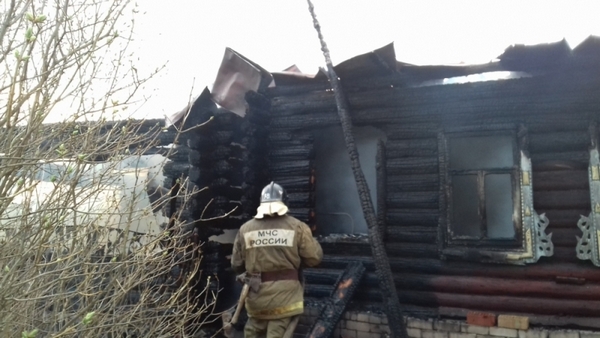 Первомайский пожар в деревне уничтожил жилой дом