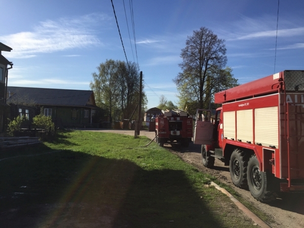 На пожаре в посёлке мастеров погиб человек