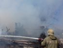 Пожар в частном доме тушили 10 человек