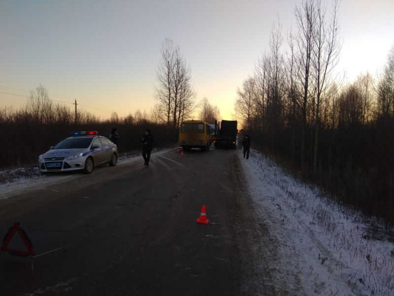Во Владимирской области школьный автобус попал в ДТП. Есть пострадавшие