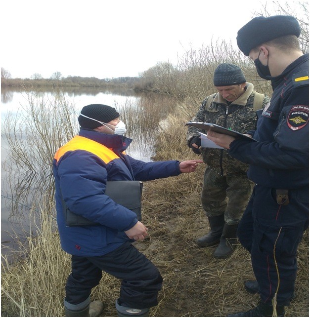 Вязниковским рыбакам напомнили об ответственности за нарушение режима самоизоляции