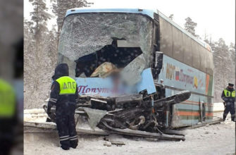 ДТП м-7 Собинксий район автобус врезался в большегруз,