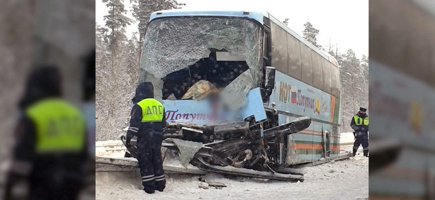 ДТП м-7 Собинксий район автобус врезался в большегруз,