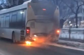 загорелся автобус город Владимир,